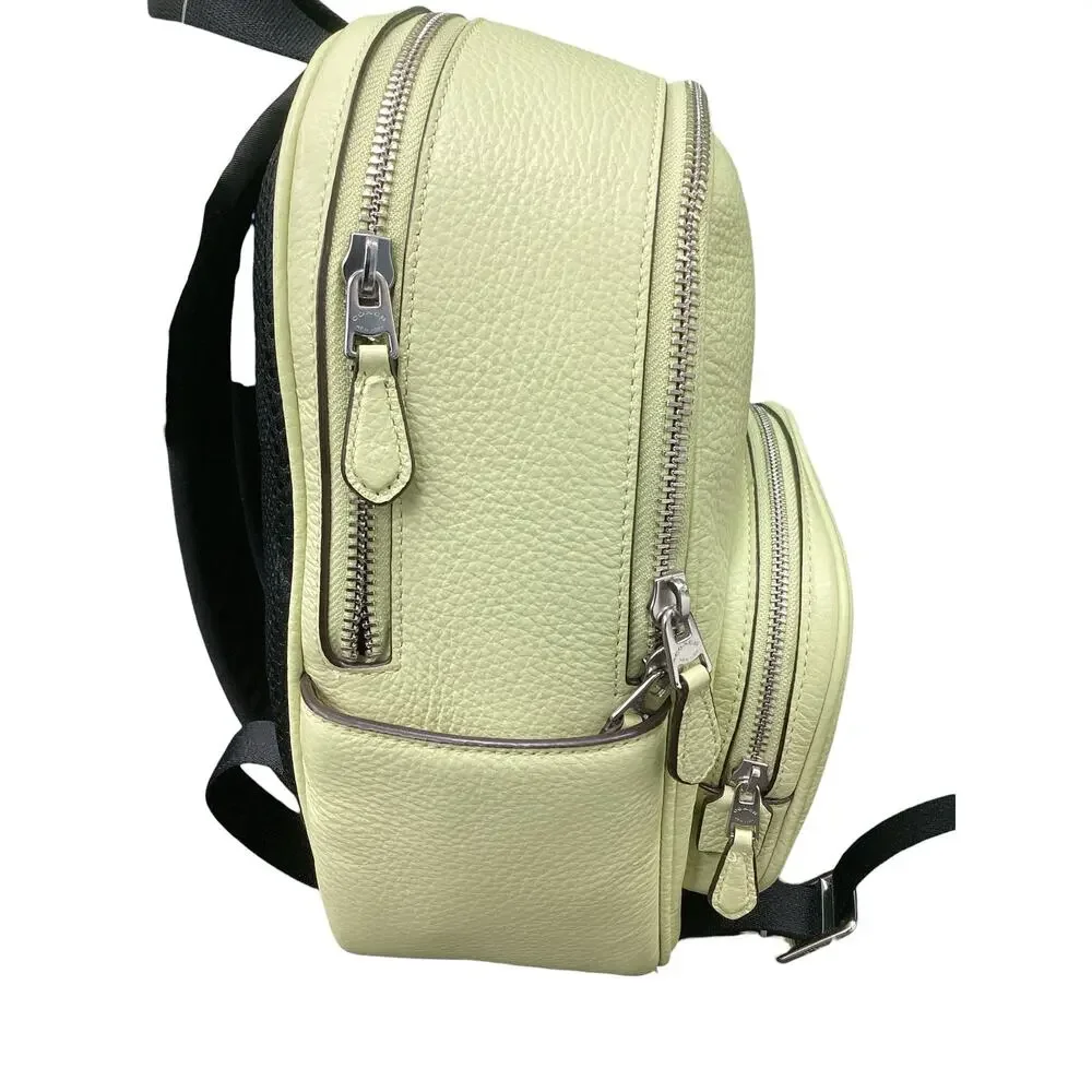 NWT Coach Backpack Women’s One Size Mini Court Backpack Leather Pale Lime Green